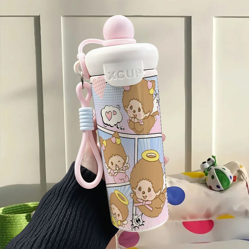 Monchhichi Cute Graffiti Stain - Stainless Steel Straw 评论和价格