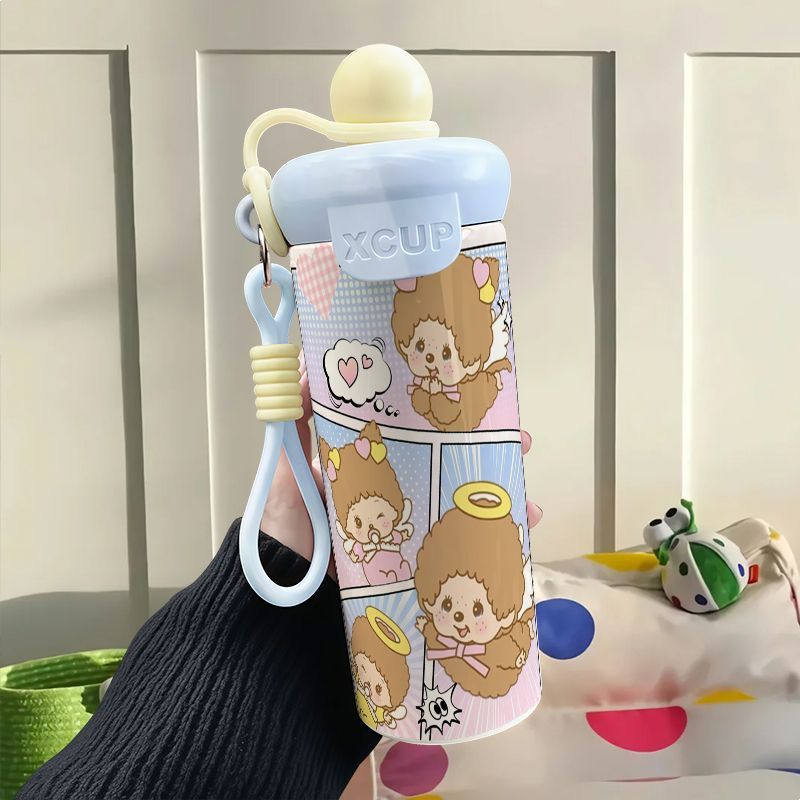 Monchhichi Cute Graffiti Stain - Stainless Steel Straw 评论和价格