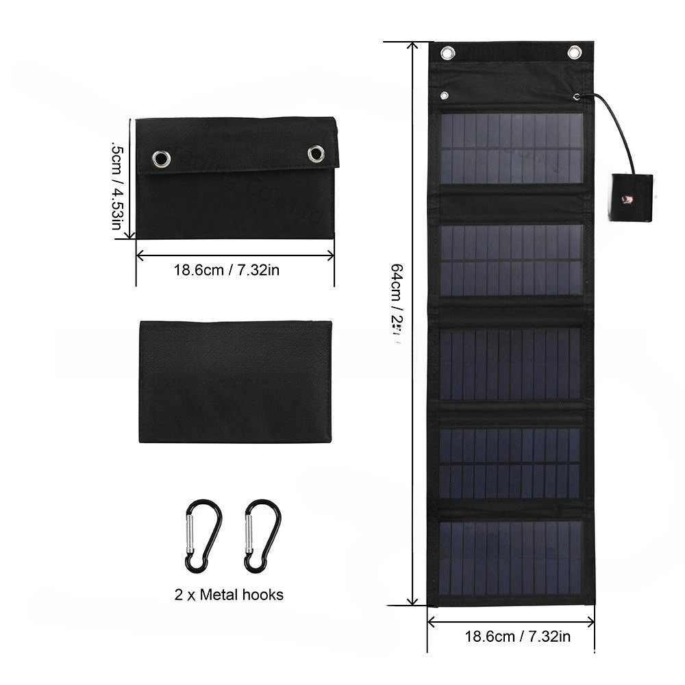25W 5v solar folding bag water - Solar Charger Panel Foldable 评论和价格