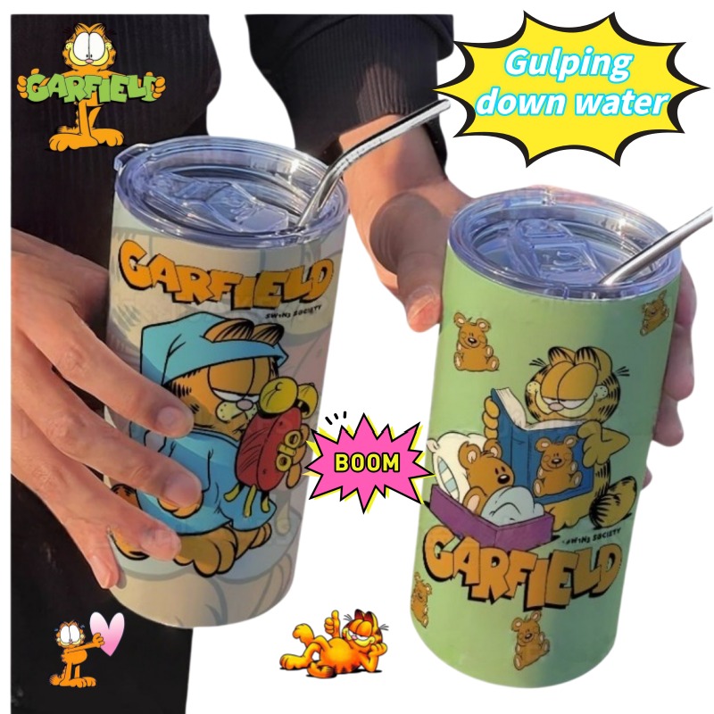 Garfield Coffee Cup Couple's H - Stainless Steel Straw 评论和价格